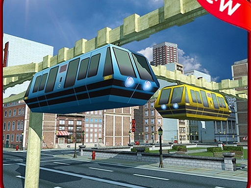 Sky Train Driving 2022 : Симулатор в съответствие с 3-d спорт с влак