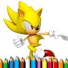 sonic coloring book
